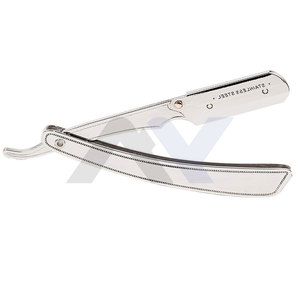 Maquinilla de afeitar recta, cerradura oscilante, la mejor calidad, shavatte, salón de barbería, corte de garganta, maquinilla de afeitar, logotipo personalizado, acero inoxidable, Pakistán - Product Image 4