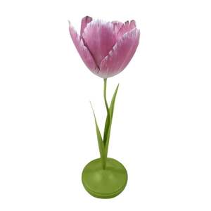 Portavelas de Estilo Nórdico con Forma de Capullo de Tulipán, Soporte para Velas Cónicas |   Decoración Primaveral Colorida para Sala de Estar, Mueble y Escritorio - Product Image 2