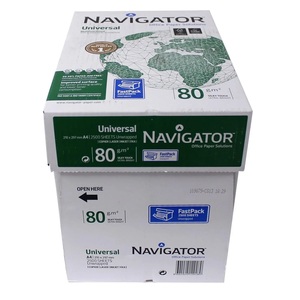 Papel de Copia Universal Navigator A4, 80 g/m², Blanco, Resma (A4 210x297 mm y A3 420x297 mm), Turquía, Estados Unidos, Brasil - Product Image 5