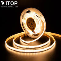 Bande LED Slim Cob Rgbcw Ws2811 840LED USB NFC 12mm Cuivre Magique Numérique RGBIC Dc12v 24v Sans Point Lumineux Rgbcwcob Led Strip