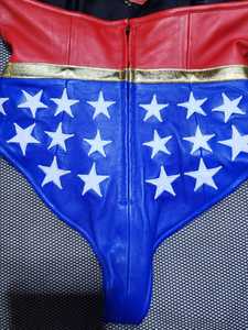 Phụ Nữ Halloween Bên Movie Wonder Trang Phục Sexy Halter Cổ Lace up Bikini Set Siêu Anh Hùng Áo Tắm Fantasia Cosplay Ưa Thích Phù Hợp Với - Product Image 4
