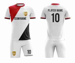 Maillots de football personnalisés de haute qualité |   Uniformes de football imprimés numériquement OEM 2026 |   Tenues à manches courtes respirantes et légères - Product Image 2
