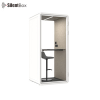 Cabines de bureau portables et mobiles silencieuses, cabines téléphoniques privées, cabines d'étude, cabines de réunion multifonctionnelles élégantes, cabines insonorisées