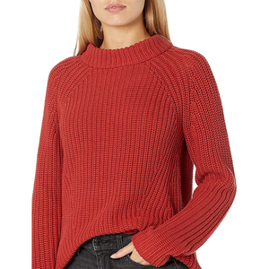 Pull en laine/cachemire respirant décontracté pour femme, de grande taille, de haute qualité, nouveau design, automne - Product Image 1