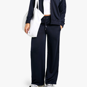 OEM/ODM pantalon de jogging à jambe droite respirant de couleur unie taille élastique léger à séchage rapide sur mesure de grande taille - Product Image 6