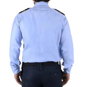 Chemise d'uniforme de sécurité personnalisée blanche respirante pour hommes, vêtements de travail, faible MOQ, approvisionnement direct usine avec plusieurs options de couleurs - Product Image 4