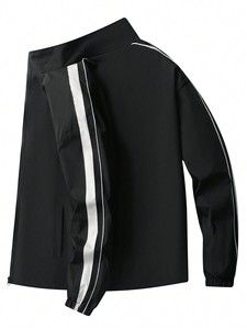 Chaqueta de sudor de satén ligera Vintage para mujer, ropa de entrenamiento de gimnasio con cuello levantado, ropa de Fitness para exteriores de invierno - Product Image 3
