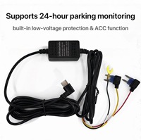 Kit de câblage ACC pour Dashcam 4K en gros, cordon d'alimentation chargeur Type-C 12-24V vers 5V avec fusible, kit de câblage pour surveillance de stationnement 24H