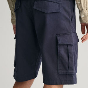 Pantalones cortos Cargo de gran tamaño de algodón puro, pantalones cortos multibolsillos informales de verano para hombres, pantalones cortos Cargo de algodón para hombres, servicio OEM - Product Image 5