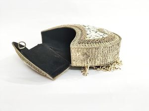 Bohemian <b>Vintage</b> Style Mosaic <b>Clutch</b> <b>Bag</b> Pearl Flowers Zipper Waterproof for Women Evening Events Fashion Statement Handbag - Product Image 5