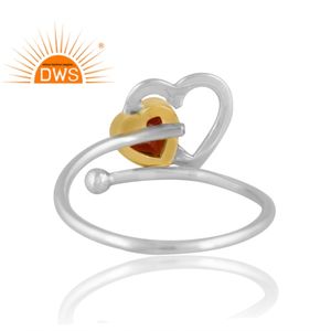 Hot Design 925 Sterling Silver Natural Garnet Gemstone Ring Antique Look Ring For women Custom Design Jewelry Supplier - Product Image 2