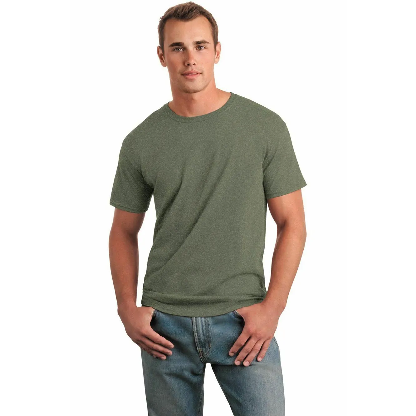 Kaus 300G Longgar Desain Baru Grosir Kaus Katun Berat 100% Katun untuk Pria Logo Anda Sesuai Pesanan