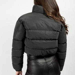 Chaquetas acolchadas para mujer, estilos más nuevos, chaquetas acolchadas con cremallera personalizadas, chaquetas cortas de burbujas para mujer - Product Image 5