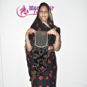 Extensions de cheveux indiens Bodywave à double trame, alignées sur les cuticules, qualité HD, prix de gros, fournisseur et exportateur de cheveux vierges naturels. - Product Image 3