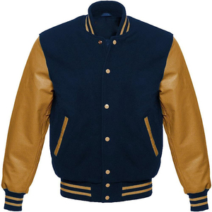 Vente en gros de vestes d'université de baseball en cuir de laine pour hommes sur mesure Vestes Letterman High Street avec options personnalisées - Product Image 5