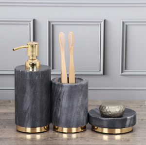 Marble <b>Bathroom</b> <b>Set</b> Excellent quality Handicrafts <b>Bathroom</b> Product <b>Soap</b> <b>Dispenser</b> <b>Bathroom</b> Washroom <b>Set</b> - Product Image 3