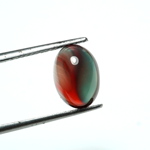 Cabochon de forme ovale en Labradorite Andésine naturelle de couleur biologique Cabine lisse en pierres précieuses rares - Product Image 4