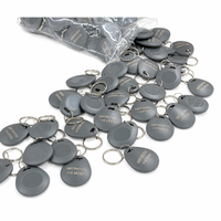 Porte-clés RFID ABS 125KHz avec logo couleur personnalisé, TK4100 T5577, lecture seule, pour contrôle d'accès