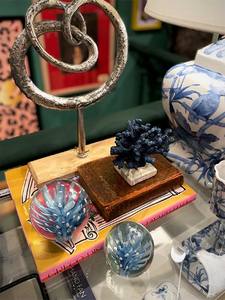 Noeud en métal Sculpture abstraite décorative pièce maîtresse en aluminium Art décor de bureau à domicile sculpture polie moderne - Product Image 4