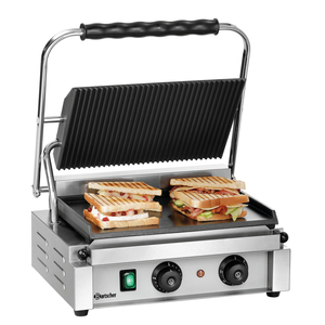 <b>Cast</b> Iron Panini-T 1G Grill <b>Pan</b> for Griddles & Grill <b>Pans</b> - Product Image 1