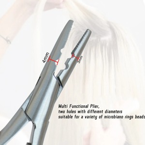 Pince à extensions de cheveux en acier inoxydable en forme de U, outils multifonctions pour extensions de cheveux, pinces pour extensions de cheveux - Cheveux - Product Image 3