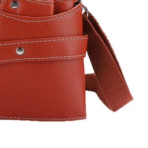 High Quality Genuine Leather Salon Scissors <b>Display</b> Pouch <b>Case</b> | Salon Barber Beauty Shears <b>Display</b> <b>Cases</b> Pouch Custom Logo - Product Image 2