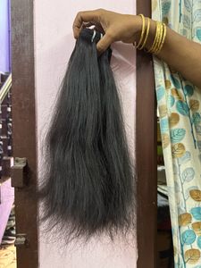 Extensions de cheveux humains bruts à un seul donneur de temple indien 100% cuticules alignées naturelles de longue durée - Product Image 2