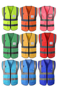 เสื้อกั๊กก่อสร้างสะท้อนแสงสำหรับผู้ชายชุดรักษาความปลอดภัยสำหรับวิศวกรชุดนิรภัยสำหรับผู้ชายเสื้อกั๊กสะท้อนแสงสำหรับผู้ใหญ่ทำโลโก้ตามสั่ง2025 - Product Image 5