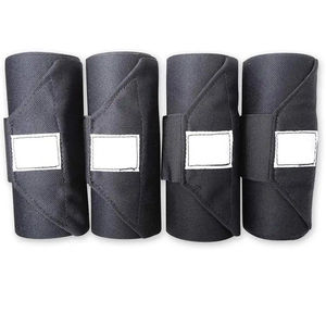 Vendajes de lana Pierna de caballo Vendajes de lana de caballo polar de alta calidad Envolturas de polo con logotipo de marca personalizado - Product Image 1