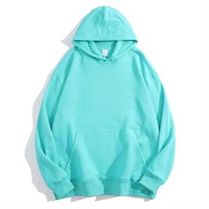 Haute qualité 2025 sweat à capuche pour hommes automne hiver décontracté sweat à capuche ample hommes pull goutte épaule couleur unie sweats à capuche - Product Image 2