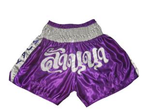 Pantalones cortos de boxeo al por mayor de GAF Muay Thai Plain Stretchy Fight Mma Kick Satin Boxing Shorts para hombres y mujeres - Product Image 4