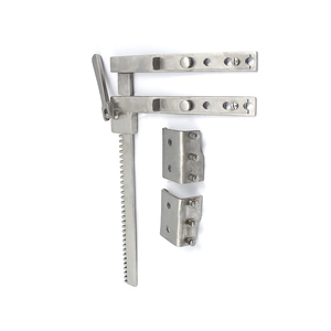 Écarteur d'instruments chirurgicaux manuel Burford avec 2 paires de lames Épandeurs de côtes en acier allemand - Product Image 5