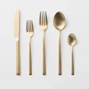 Vajilla Mate, Cubiertos Dorados, Utensilios de Acero Inoxidable, Juego de Cubiertos - Product Image 3