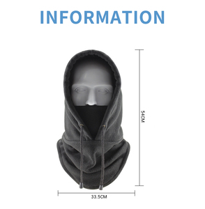 Winter Warmer Fleece Balaclava Full Face <b>Mask</b> Motorcycle Cycling Thermal Hood Liner Shield Hat Sports Ski Bike Bicycle Snowboard - Product Image 3