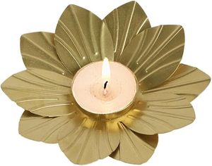 Rosa flor diseño T luz decoración del hogar hierro Metal T gris claro metal decorativo hogar Festival mayorista fabricante proveedor - Product Image 1