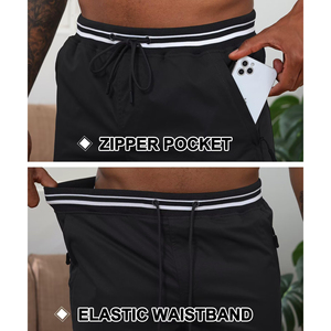 Shorts de jogging d'été 2025 380G personnalisables avec logo, style urbain, séchage rapide, respirants, en coton, pour hommes - Product Image 5