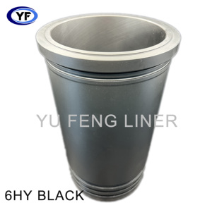 Pièce de rechange YF TAIWAN MANUFACTURER CYLINDER LINER pour moteur diesel 6HY, joint torique noir, garantie 1,5 an, 11 kg - Product Image 2
