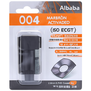 Inserto de Torneado Indexable ISO ECGT 060202E-SF3T6310, 2.8mm D. Recubrimiento PVD, Paquete de 10 - Product Image 2