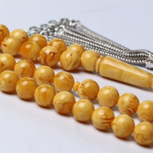 Cuentas de Tasbih Vintage de Alta Calidad, Accesorio de Oración Elegante y Unisex para el Islam Clásico - Product Image 4