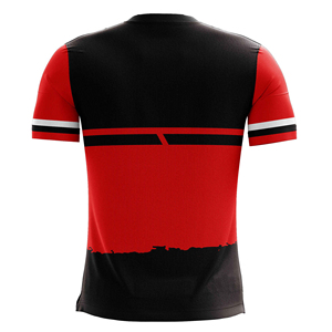 Camiseta de Fútbol Hecha en Tela 100% Poliéster, Nuevo Diseño, Tela Transpirable, Camiseta de Fútbol al Por Mayor - Product Image 2