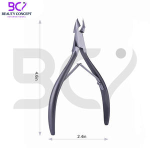 Herramienta de manicura y pedicura reutilizable personalizada más vendida, pinzas curvas para eliminar la piel muerta, recorte de cutículas para los dedos - Product Image 3