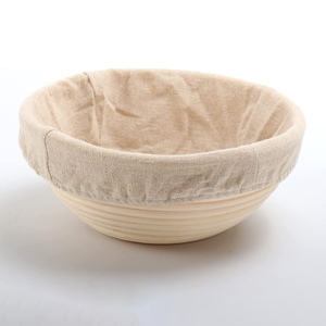 Banneton rond en rotin panier d'épreuvage brotform pain levant bannetons paniers de fabrication de pain premium - Product Image 1