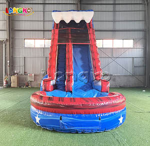 <span class=keywords><strong>Toboggan</strong></span> aquatique <span class=keywords><strong>gonflable</strong></span> géant pour adultes en PVC commercial pour l'extérieur avec piscine amovible et souffleur pour les fêtes d'enfants dans la cour - Product Image 4
