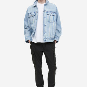 Pantalones deportivos informales ajustados para hombre, pantalones de chándal de lona elástica ligera con cintura media - Product Image 1