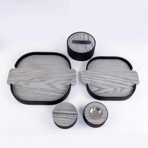 Bandeja de recepción de diseño tradicional con elegante caja de pañuelos y quemador Bakhoor para fines de servicio y exhibición - Product Image 1