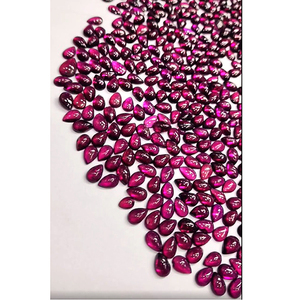 780ชิ้น9X6มม. ลูกแพร์ Cabochon 1260 CTS ชุดพลอยโรโดไลต์โกเมนธรรมชาติเครื่องประดับหินหลวมยอดขาย Iroc - Product Image 5