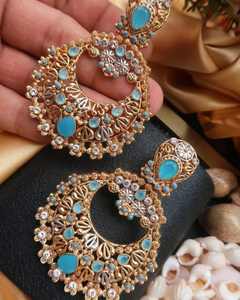 Diseña tus Propios Conjuntos de Aretes, Joyería Artificial de Lujo para Novias, Conjunto de 2 Piezas para Damas en Venta - Product Image 3