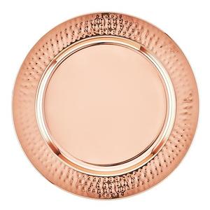 Plaque de présentation en métal martelé or rose - Product Image 1