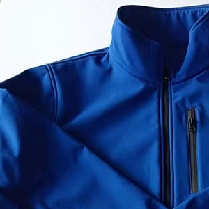 Veste Softshell tendance nouvelle conception 2025, chaude pour l'hiver, col montant, capuche, écologique, couleur personnalisée, best-seller - Product Image 3