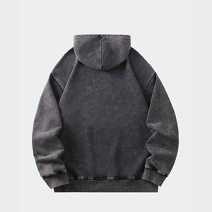 Sweat à capuche épais et chaud pour hommes, sweat-shirt épais avec capuche réglable et grande poche pour streetwear - Product Image 2